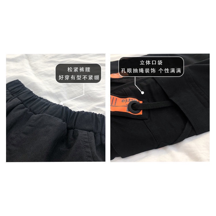 Quần Jogger Có Túi Chất Liệu Cotton Mềm Thời Trang Cho Bé Trai