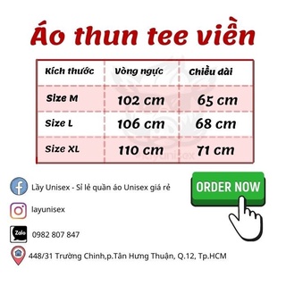 Áo basic tee viền unisex đen tay lỡ có túi