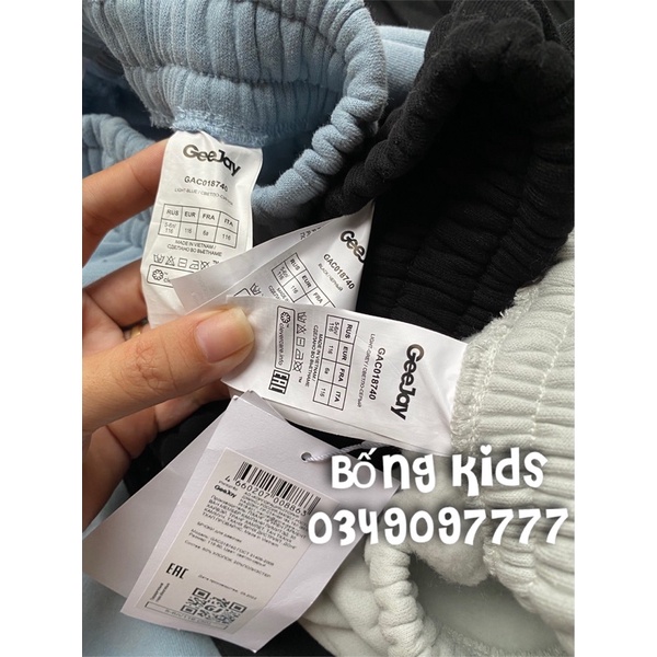 Quần Nỉ Joggers Bé Gái Dày Dặn GJ
