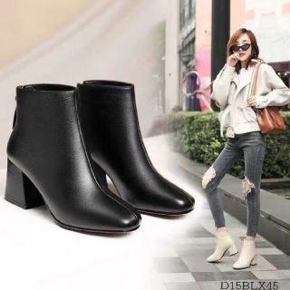 Giày bốt nữ da mềm đẹp