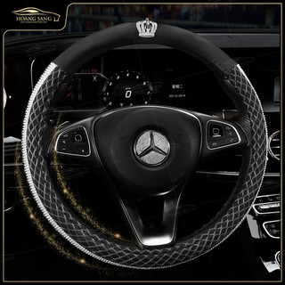 Bọc vô lăng xe hơi đính đá , bọc vô lăng đính đá , bọc vô lăng ô tô , chất liệu da PU cao cấp