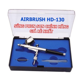 Airbrush HD-130 Súng phun sơn chuyên nghiệp siêu mịn cho tác phẩm đỉnh cao