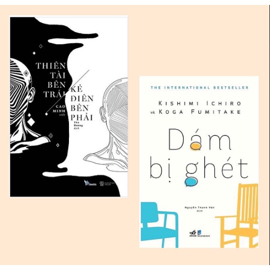 Sách Combo 2c Cuộc Đời Ta Là Do Ta Lựa Chọn: Dám Bị Ghét nn + Thiên Tài Bên Trái, Kẻ Điên Bên Phải