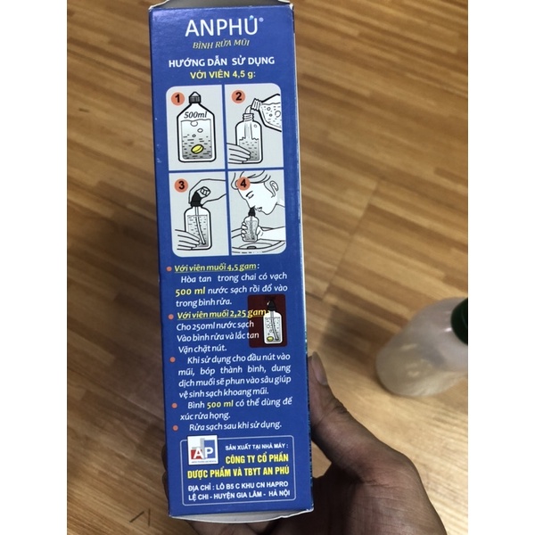 Bình rửa mũi tiện lợi cho bé