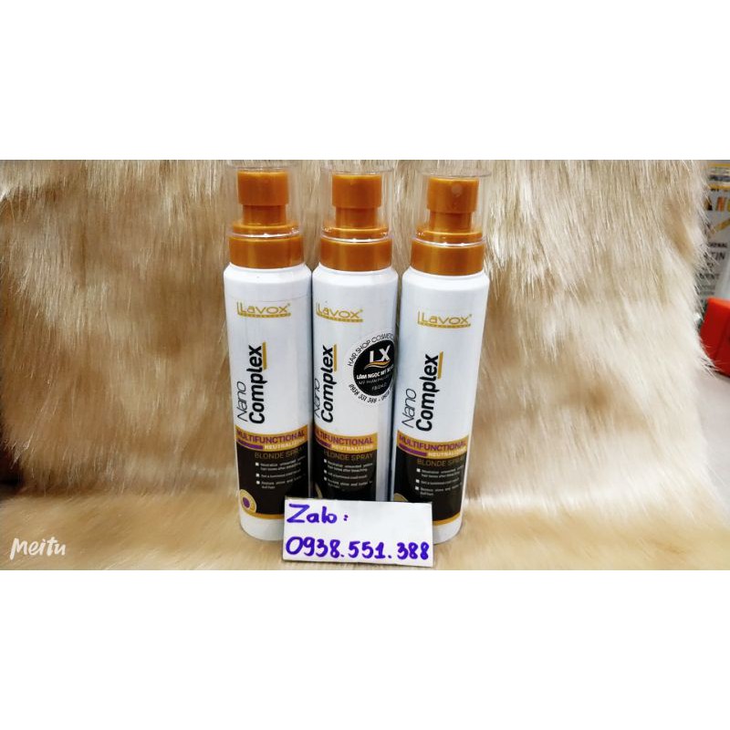 Xịt khử vàng đa năng LAVOX NANO Complex 180ml