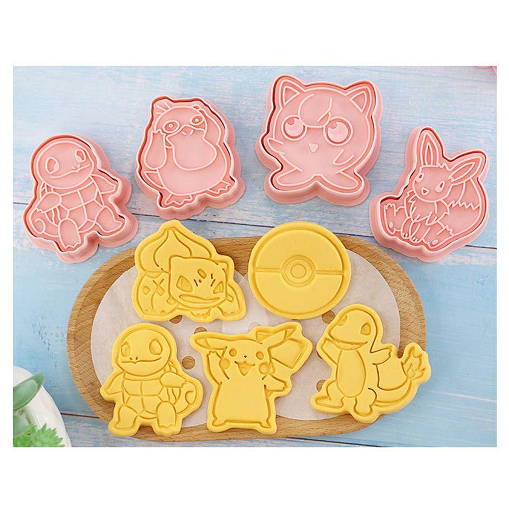 WATTLE Set 8 Khuôn Làm Bánh Quy Hình Nhân Vật Hoạt Hình Anime Đáng Yêu