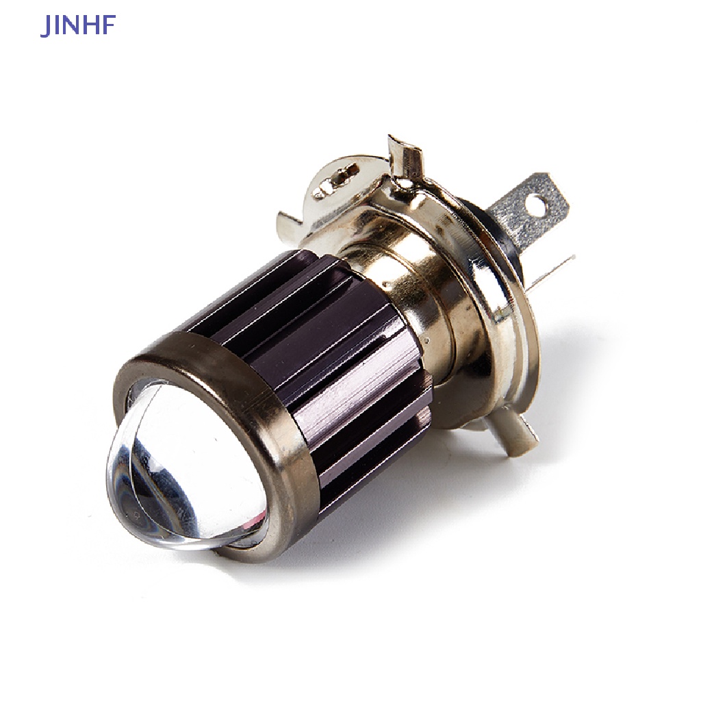 1 Đèn Pha Led H4 BA20D Hai Màu 3000K 6000K Cho Xe Máy Scooter ATV