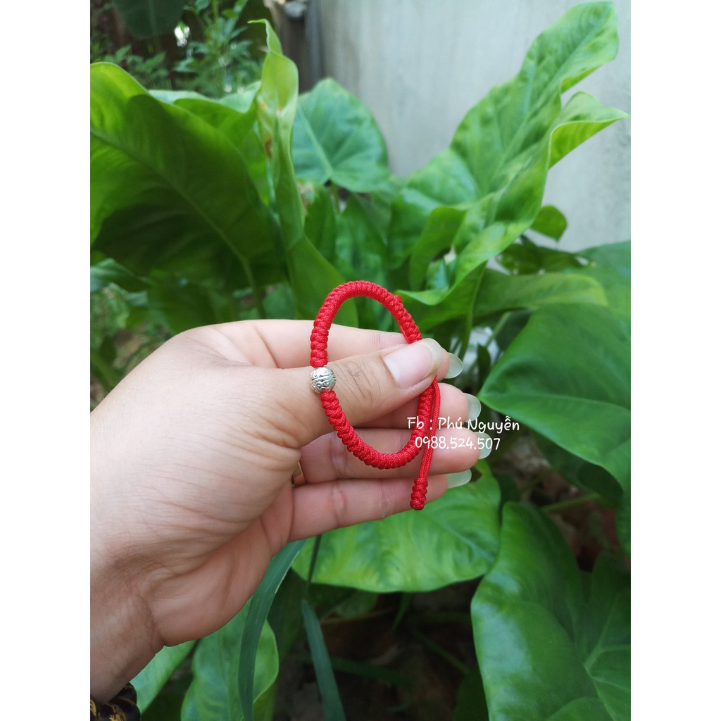 Vòng Tay May Măn Bi Hoa Văn ( thông báo size cổ tay )