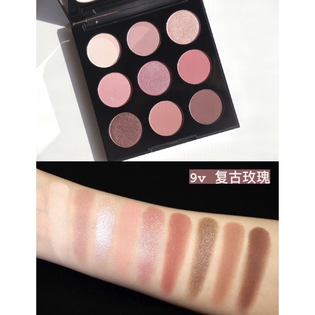 Bảng Morphe 9 ô 9D, 9E, 9V $12 vỏ hộp mới