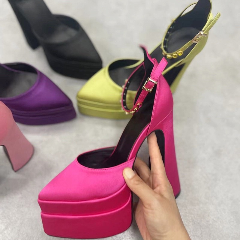 GIÀY CAO GÓT G307 MŨI NHỌN PLATFORM ĐẾ CAO 14.5CM