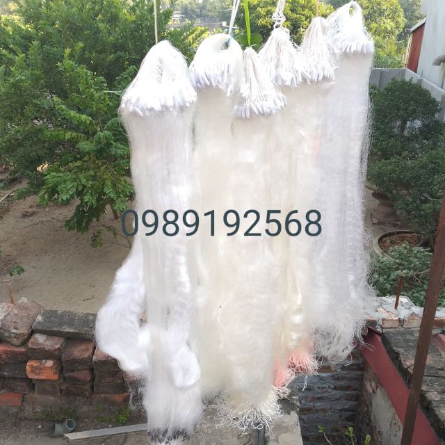 Lưới đánh cá 3 lớp then 1,5 cao 80cm dài 75m bắt cá mương và cá rô ,diếc
