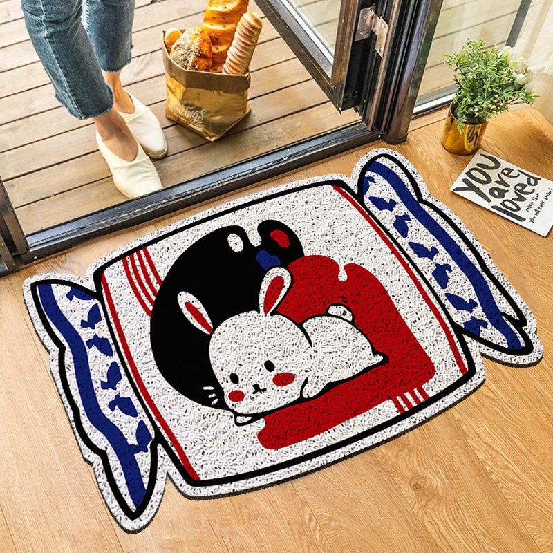 Thảm Chùi Chân Chống Trượt Chống Mòn Họa Tiết Hoạt Hình Dễ Thương
