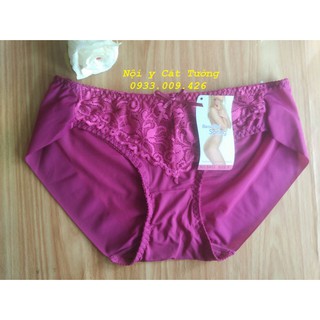 quần lót nữ thun lạnh phối ren  (giao màu Ngẫu Nhiên)