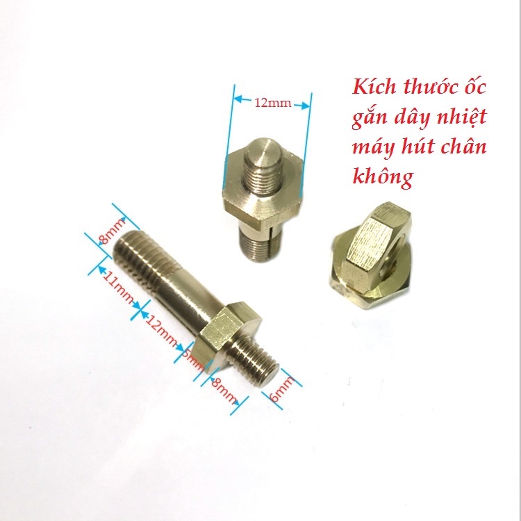 Ốc gắn bắt dây nhiệt điện trở máy hút chân không công nghiệp DZQ 400/500/600