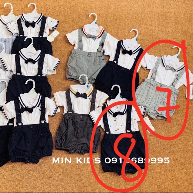 Set công tử 3ct bé trai siêu xinh