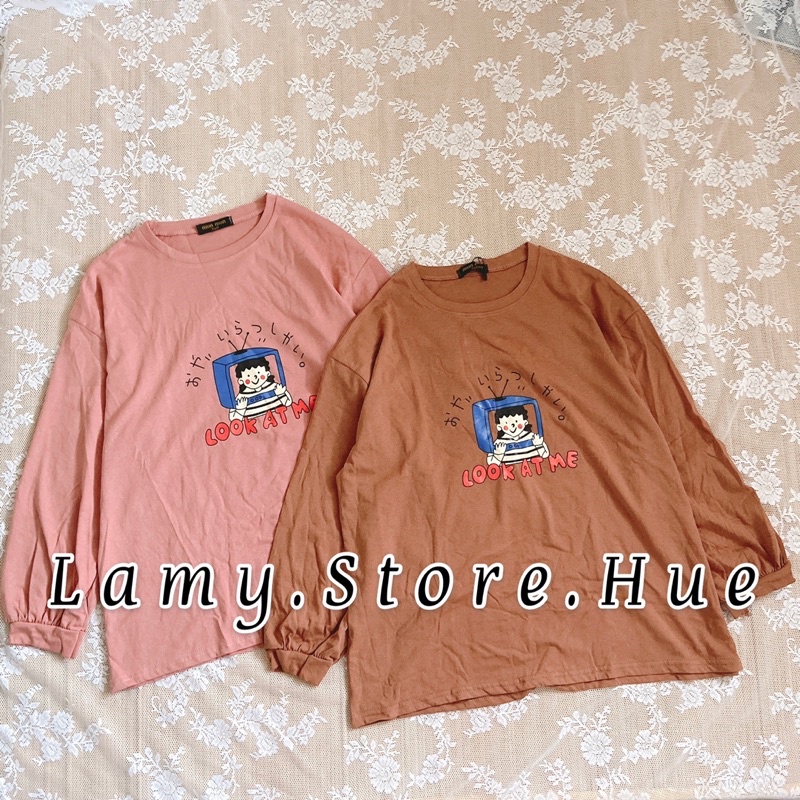 Áo pull tay dài  - Hình thật shop chụp