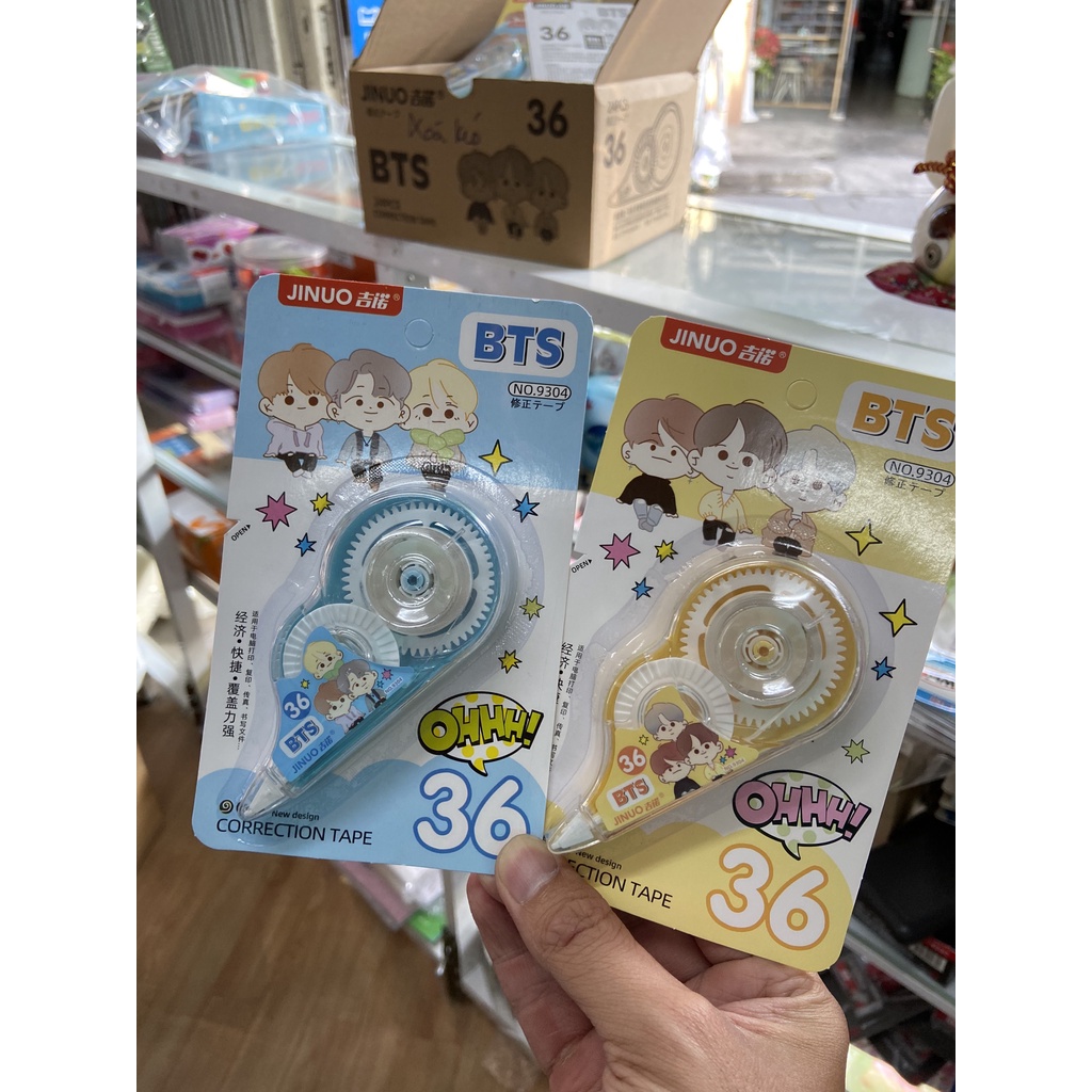 ✅ Bút Xoá Kéo khô BTS - Băng xóa BTS - Giá Siêu Hợp Lý