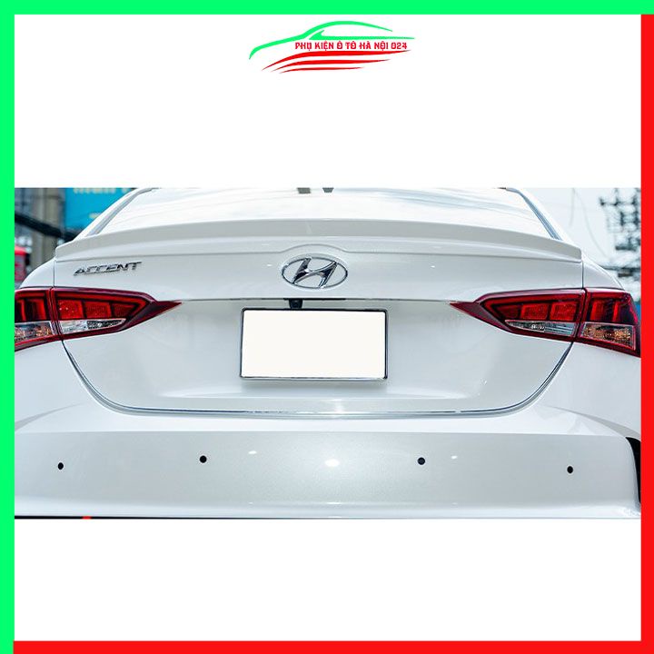 Đuôi gió sau xe liền cốp Accent 2018-2021 hàng mộc chưa sơn