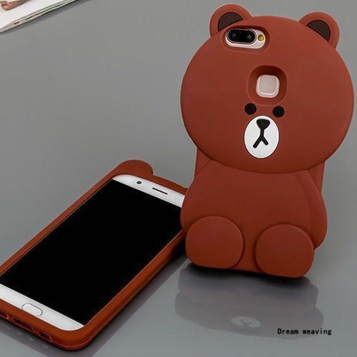 Ốp Điện Thoại Hình Gấu Nâu Hoạt Hình Cho iPhone 6 / 6plus / 6splus / 7 / 7plus / 8 / 8plus / x / xs / 11 / 12 / 13 / 14 / pro / max