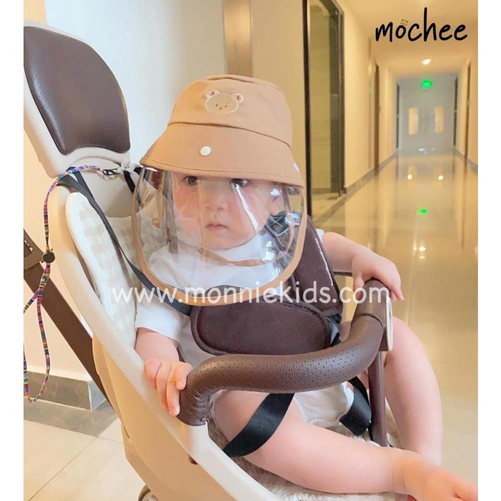 Mũ vành chắn giọt bắn cho bé Mochee