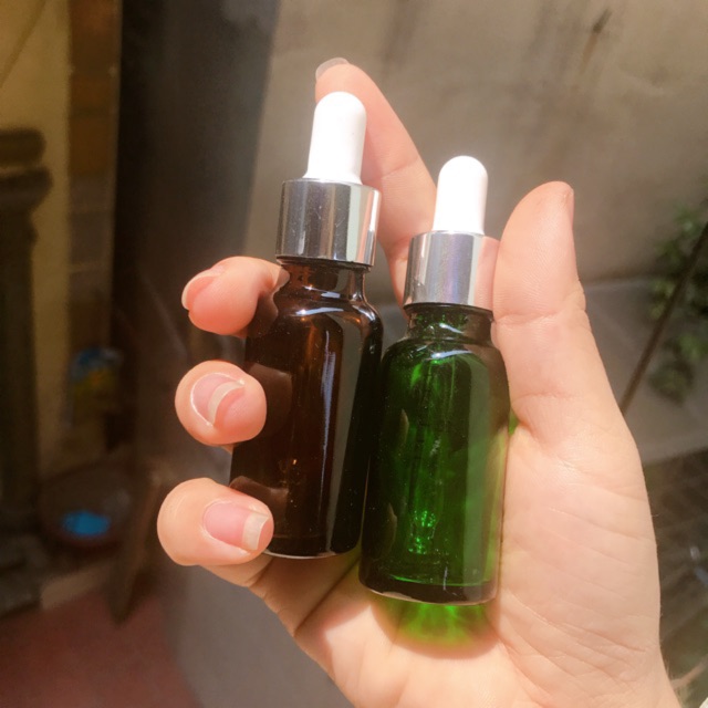 [20ml] Chai chiết thủy tinh đựng tinh dầu, serum