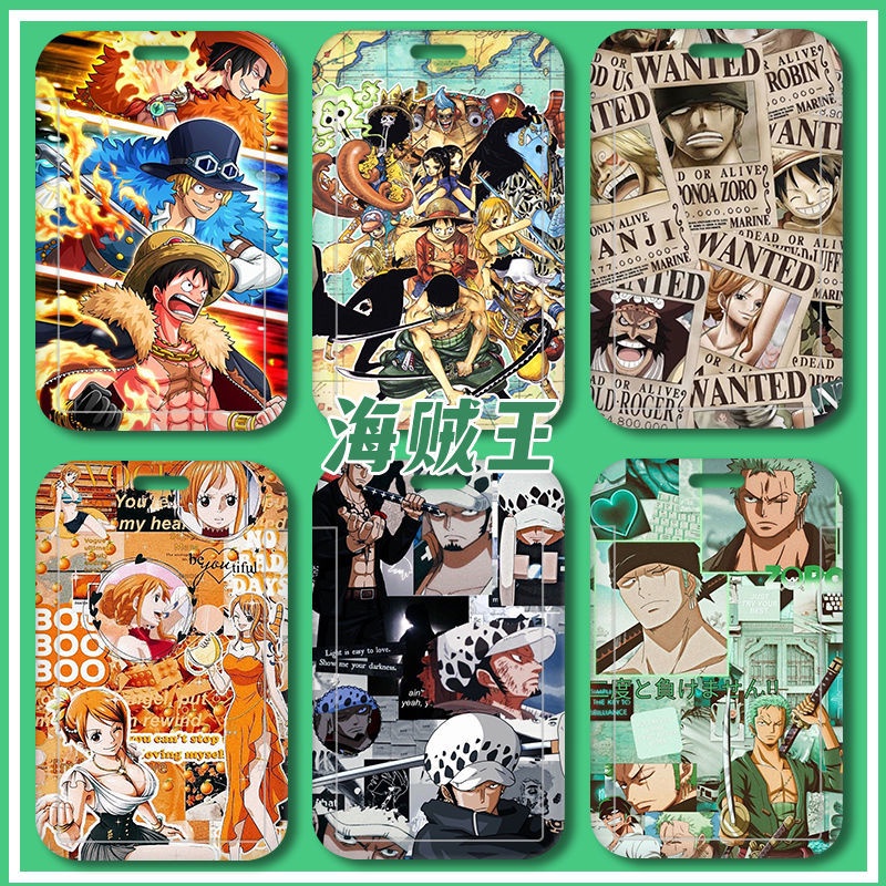 Bộ Thẻ Hình anime one piece luffy zoro id Truy Cập Thẻ metro diy Bảo Vệ Thẻ Xe Buýt