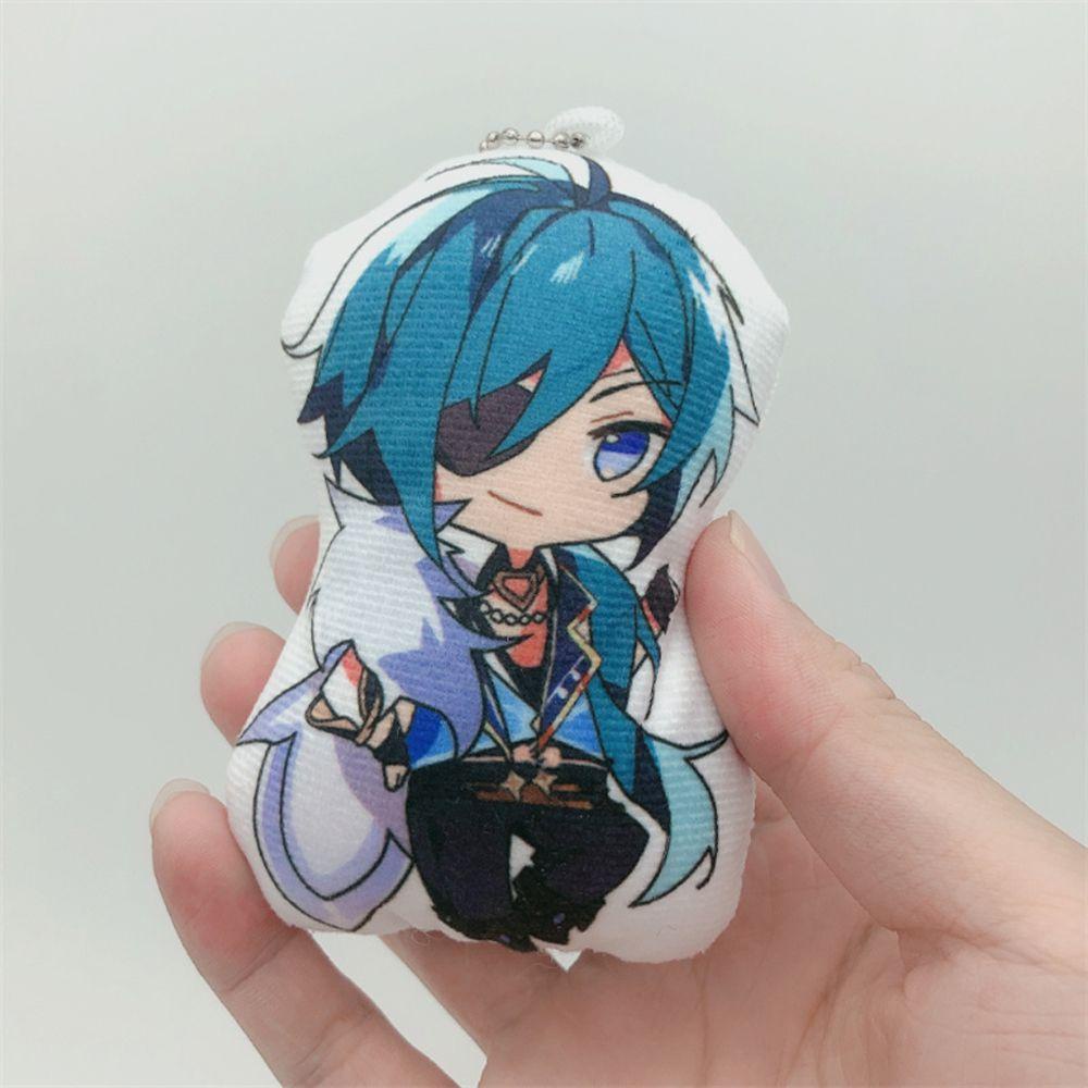 Móc Khóa Nhồi Bông Hình Nhân Vật Hoạt Hình Anime Genshin Va Chạm Hóa Trang