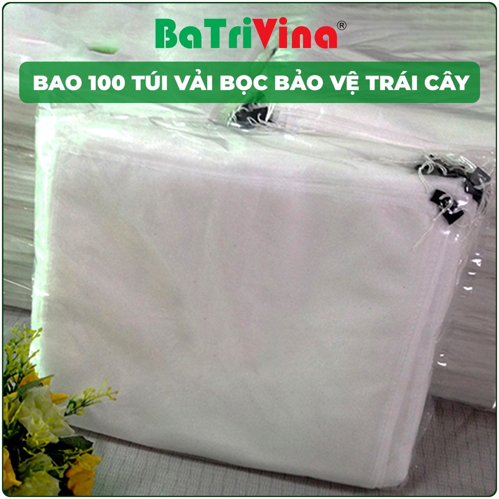 Combo Túi Vải không dệt bọc trái cây - Bảo vệ trái cây, túi vải có nhiều kích thước Size phù hợp cho nhiều loại quả