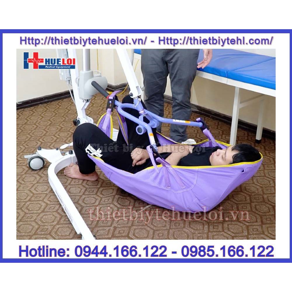 Khung nâng hạ bệnh nhân từ giường xuống xe lăn điều khiển điện