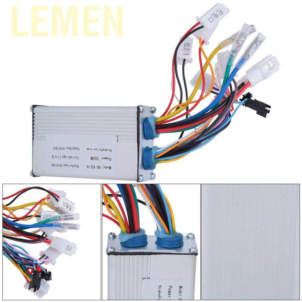 Lemen 24V 36V 350W E-Bike Scooter Brushless Hub Motor Controller Electric Bicycle Accessory