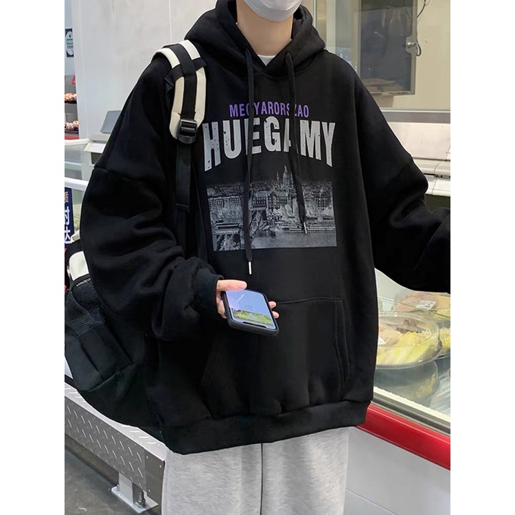 Áo Hoodie Nỉ Phối Mũ 2 Lớp Siêu Dày Dặn, Nỉ Bông Âm Áp Mùa Đông Thấm Hút Khi Hoạt Động Thời TRang Trend 2022