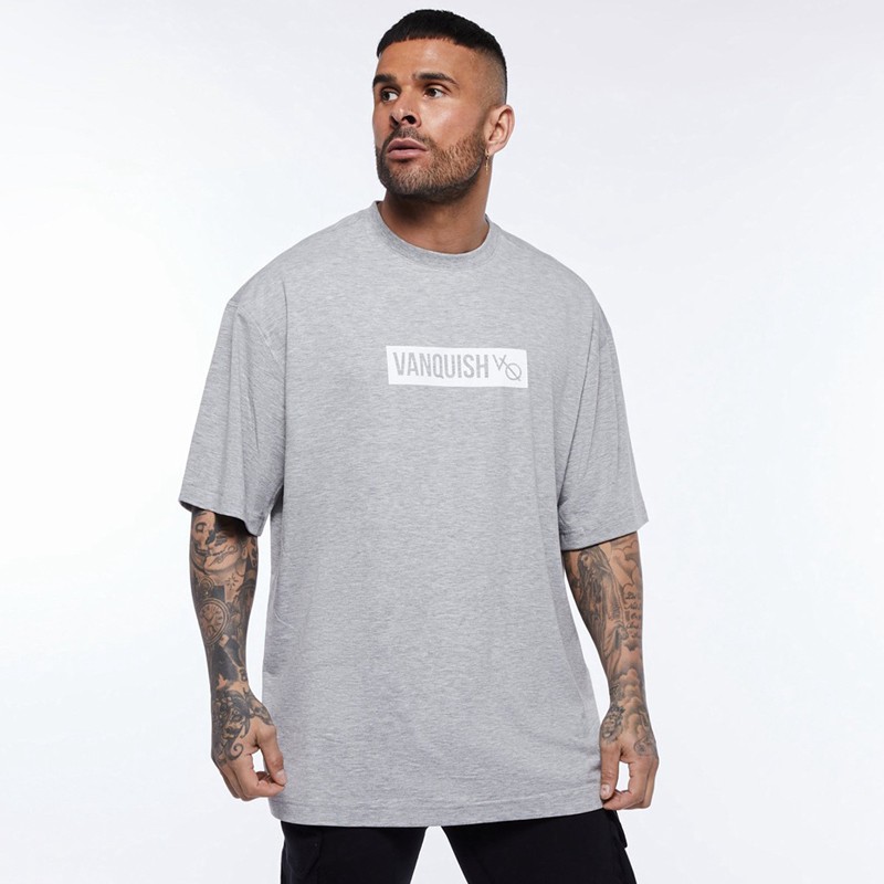 Áo Thun Cotton Dáng Rộng Ngắn Tay Thời Trang Thể Thao Nam Năng Động M-3XL