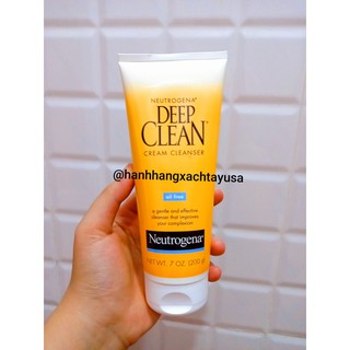 Sữa rửa mặt Neutrogena oil free Deep Clean