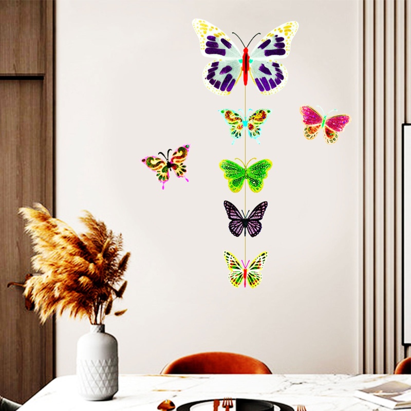 Set 4 Khuôn Silicon Làm Móc Khóa Hình Bướm Xinh Xắn