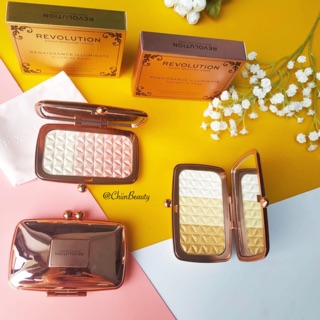 Bill UK - Bảng phấn highlighter, má hồng Makeup Revolution Renaissance Illuminate Palette