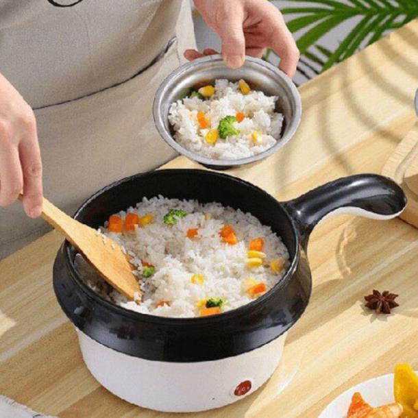 NỒI ĐIỆN CHẢO TAY CẦM MINI CHIÊN RÁN XÀO ĐA NĂNG AN TOÀN TUYỆT ĐỐI CHO SỨC KHOẺ NGƯỜI SỬ DỤNG