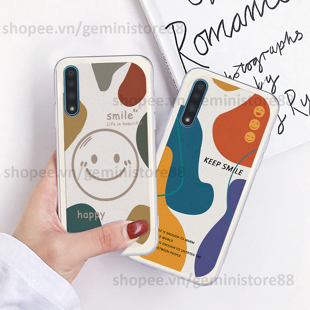 Ốp Vsmart Live in hình cô gái be happy trẻ trung cá tính năng động