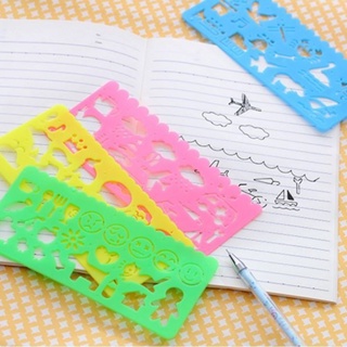🍉Thước kẻ in hình cho bé tập vẽ 15*6,5cm DUASHOP🍉