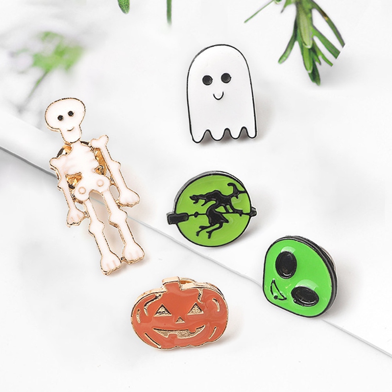 Ghim Cài Áo Halloween Hoạt Hình Dễ Thương