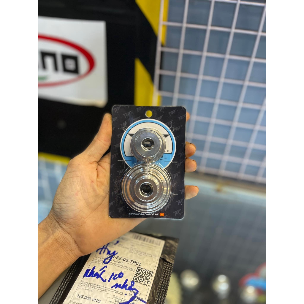 Bộ chụp cóc TBT cho exciter vairo winner và nhiều dòng xe chất liệu inox 304 lắp ráp như zin