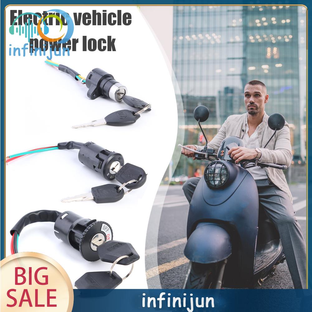 Ổ Khóa Khởi Động Kèm Chìa Khóa Cho Xe Đạp Điện