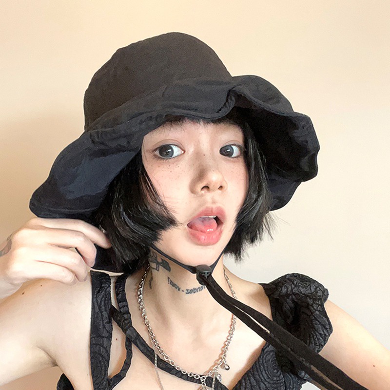 Nón Tai Bèo Mỏng Rộng Vành Thoáng Khí Màu Sắc Xinh Xắn Dành Cho Nữ