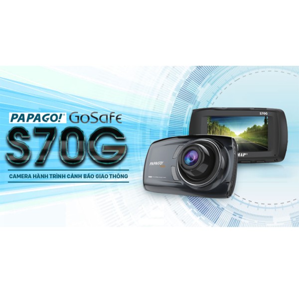 Camera hành trình Papago S70G (có cảnh báo giao thông)