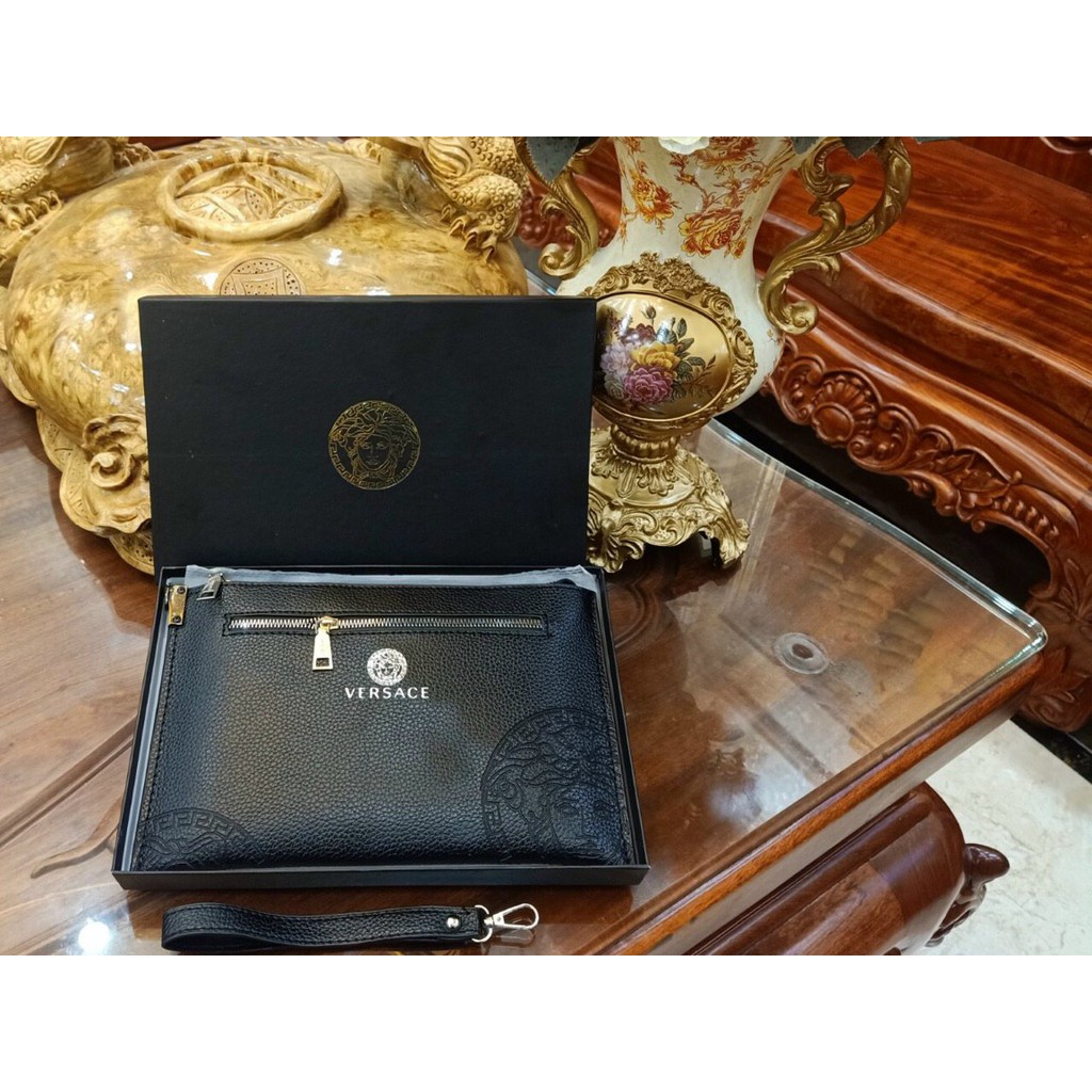 Ví cầm tay Versace thời trang Unisex 2021, Ví Kẹp Nách Thời Trang Nam Nữ Unisex
