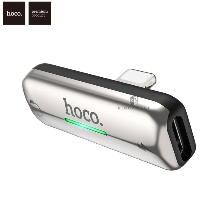 Jack Chuyển Đổi HoCo LS27 Chân Lightning Sang Dual Lightning Có Đèn Led