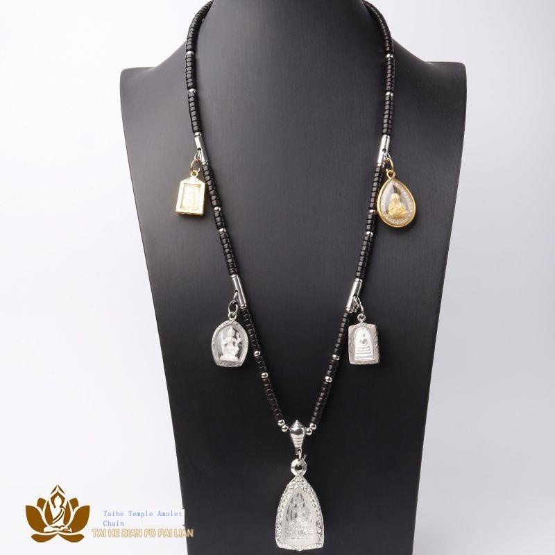 T Thái Lan Bùa Hộ Mệnh Bằng Thép Titan Cao Cấp Không Gây Dị Ứng Ba Dây Treo