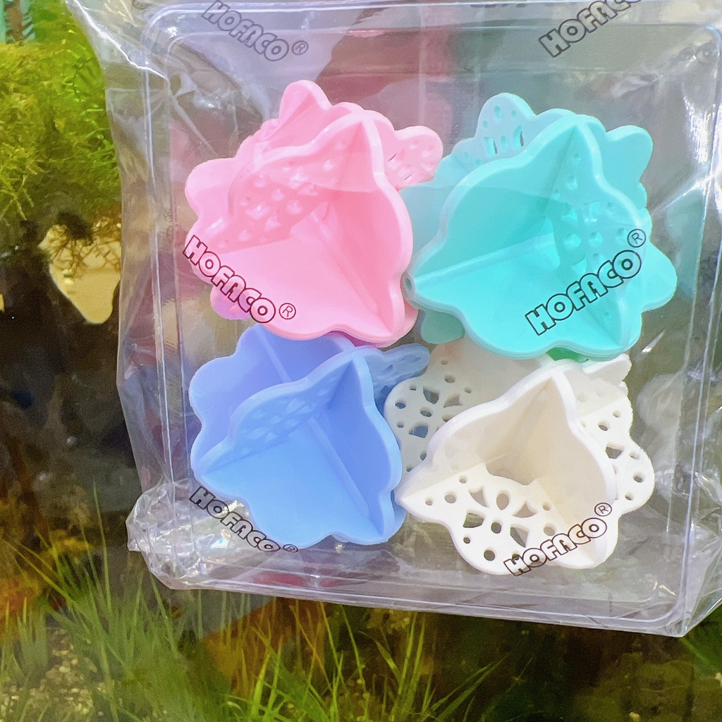 Banh giặt quần áo trong máy giặt set 4 banh- Chính hãng nhựa Hồng Phát