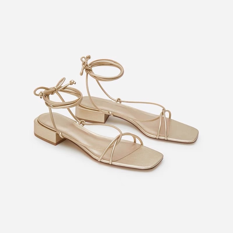 Sandals buộc dây CK Dép hè nữ thời trang