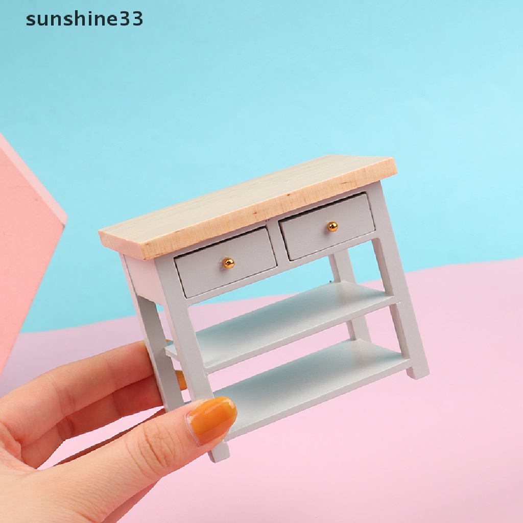 1 Bộ Tủ Đựng Đồ Cho Nhà Búp Bê Tỉ Lệ 1: 12