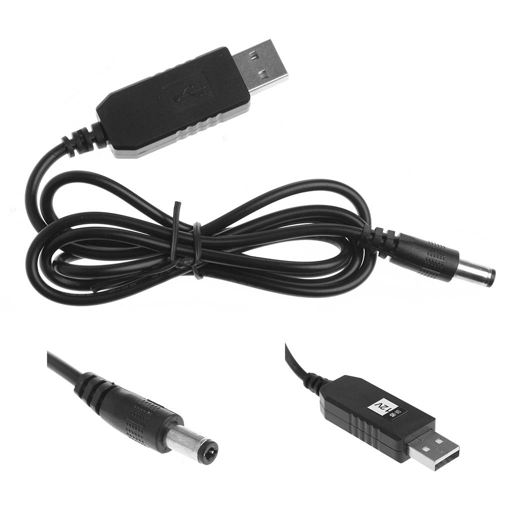 Dây cáp tăng áp USB DC 5V lên DC 12V 2.1x5.5mm